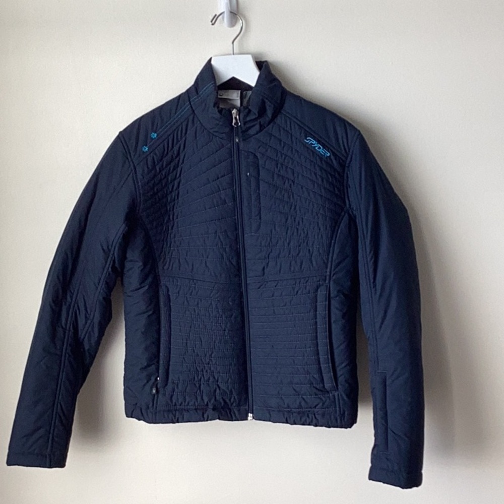 Spyder Spylon Snow Ski Jacket Navy Sz 4
